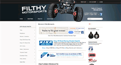 Desktop Screenshot of filthymotorsports.com